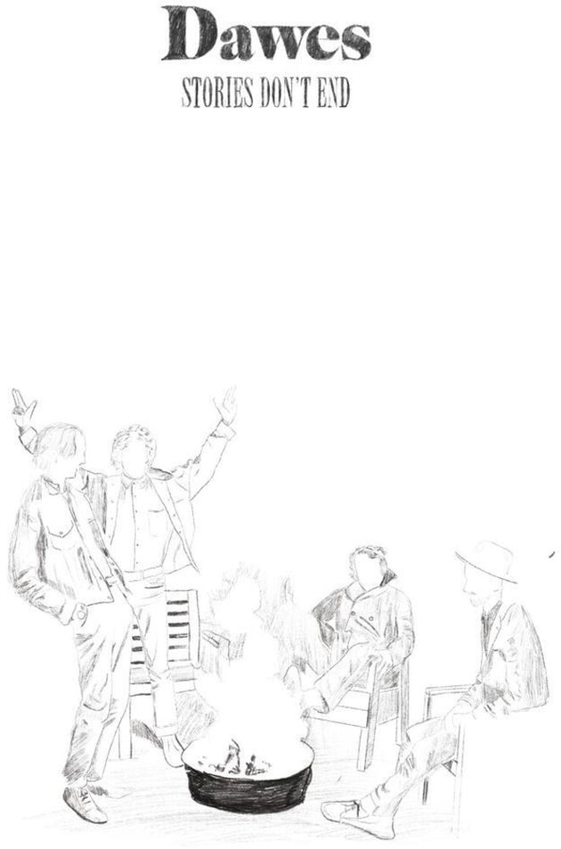 the album cover for Dawes - Stories Don't End