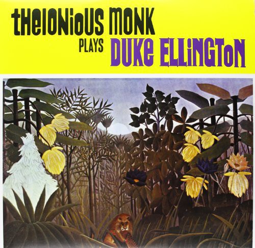 the album cover for Thelonious Monk - Plays Duke Ellington