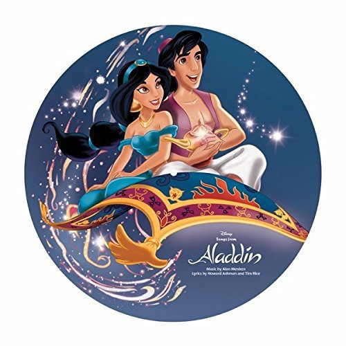 the album cover for Aladdin [Disney Movie] - Songs From Aladdin [LP Picture Disc]