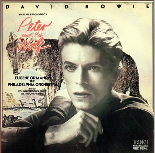 the album cover for David Bowie - Peter & The Wolf [Import Vinyl]