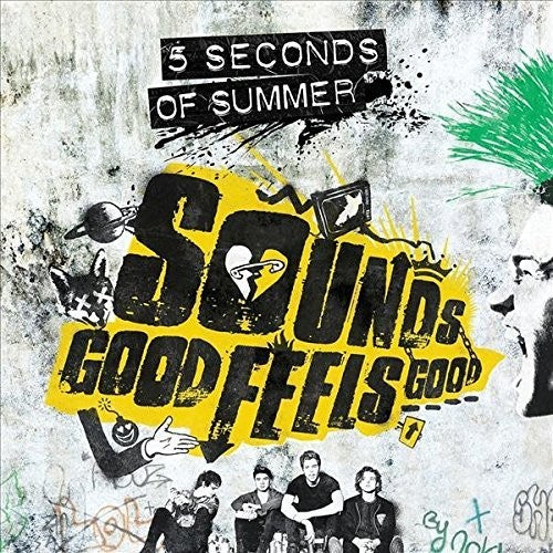 the album cover for 5 Seconds Of Summer - Sounds Good Feels Good [Vinyl]