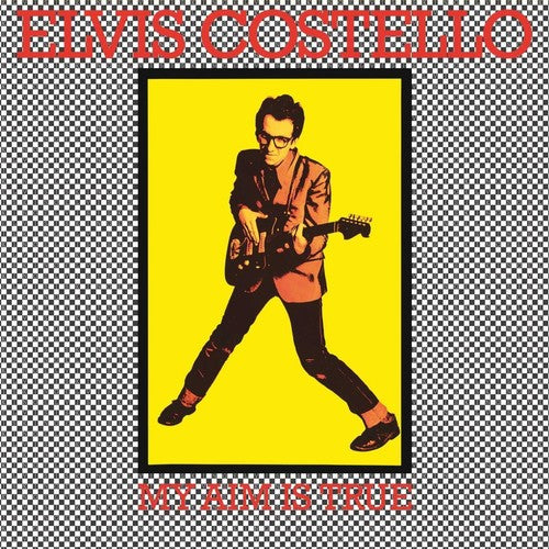 the album cover for Elvis Costello - My Aim Is True [Vinyl]