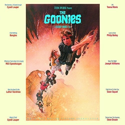the album cover for Various Artists - The Goonies (Original Motion Picture Soundtrack)