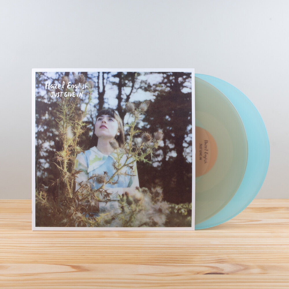 the album cover for Hazel English - Just Give In / Never Going Home [Colored Vinyl] [180 Gram]