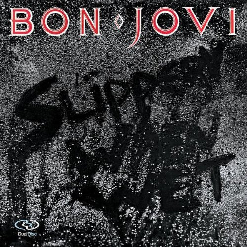 the album cover for Bon Jovi - Slippery When Wet [Import Vinyl]