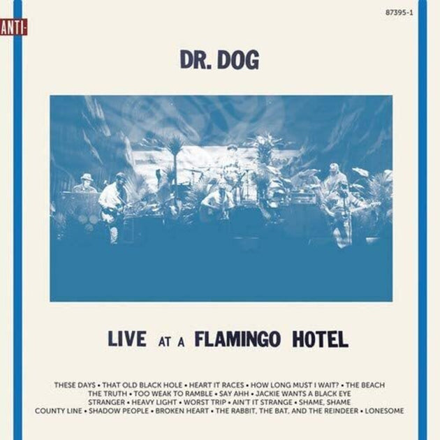 the album cover for Dr. Dog - Live At A Flamingo Hotel [Vinyl]