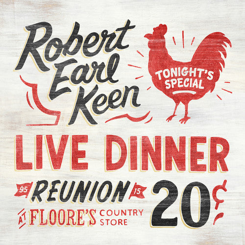 the album cover for Robert Earl Keen - Live Dinner Reunion [Vinyl]