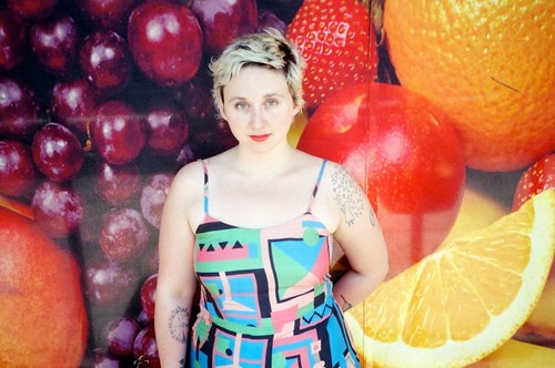 the album cover for Allison Crutchfield - Tourist In This Town [Indie Exclusive Limited Edition Lilac Vinyl]