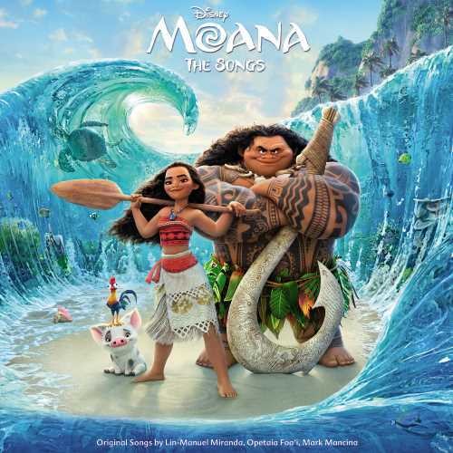 the album cover for Various Artists - Moana: The Songs