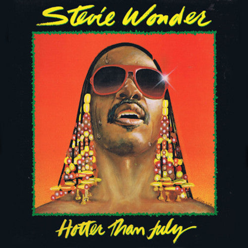the album cover for Stevie Wonder - Hotter Than July [Vinyl]