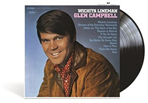 the album cover for Glen Campbell - Wichita Lineman [LP]