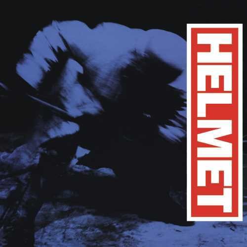 the album cover for Helmet - Meantime [Blue and Red LP]