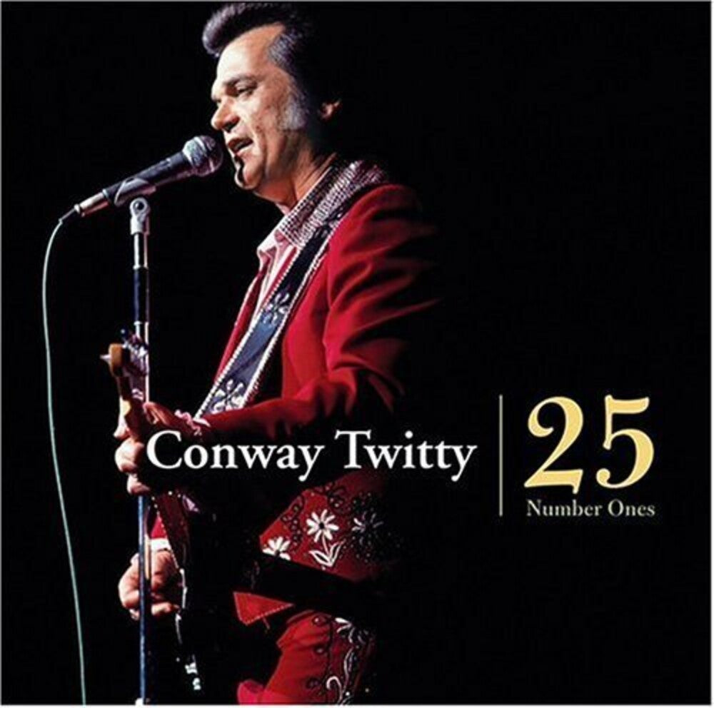 the album cover for Conway Twitty - 25 Number Ones [2 LP]