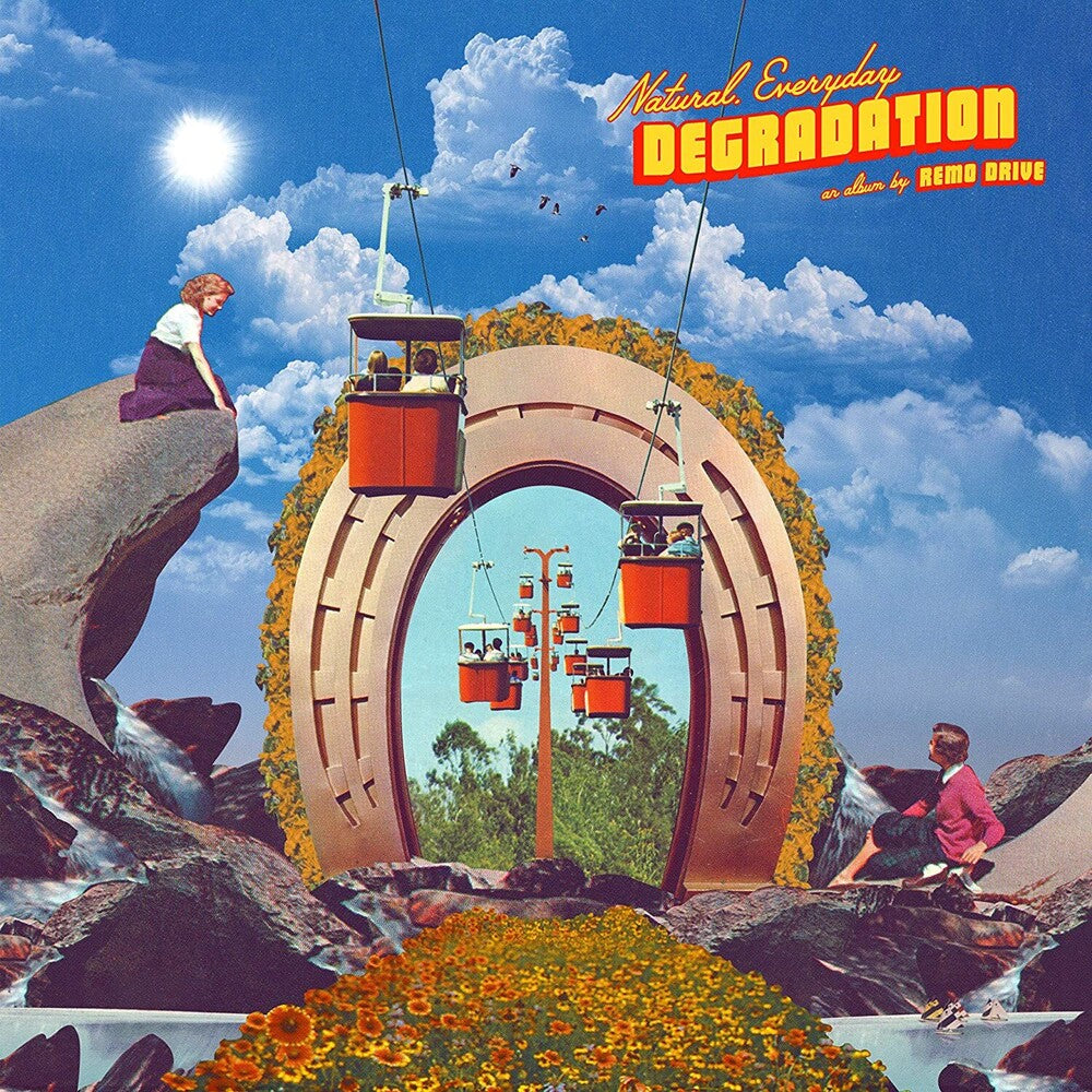 the album cover for Remo Drive - Natural, Everyday Degradation [Indie Exclusive Limited Edition Clear w/Smoke LP]