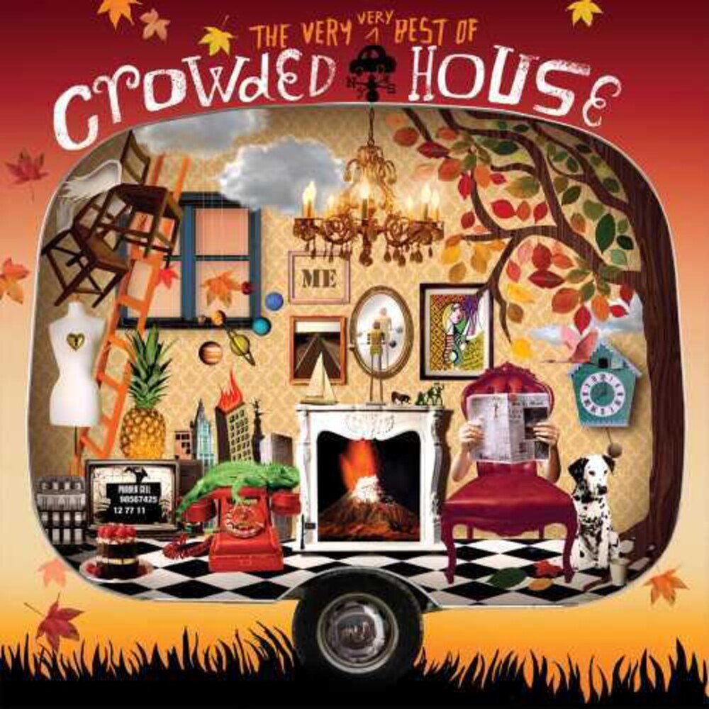 the album cover for Crowded House - The Very Very Best Of Crowded House [2LP]
