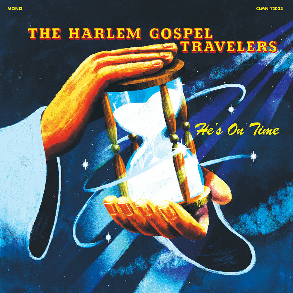 the album cover for The Harlem Gospel Travelers - He's On Time