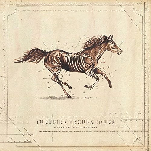 the album cover for Turnpike Troubadours - A Long Way From Your Heart [LP]
