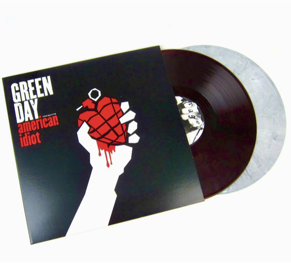 the album cover for Green Day - American Idiot