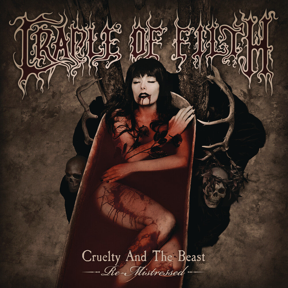 the album cover for Cradle Of Filth - Cruelty And The Beast - Re-Mistressed [Bone White 2LP]