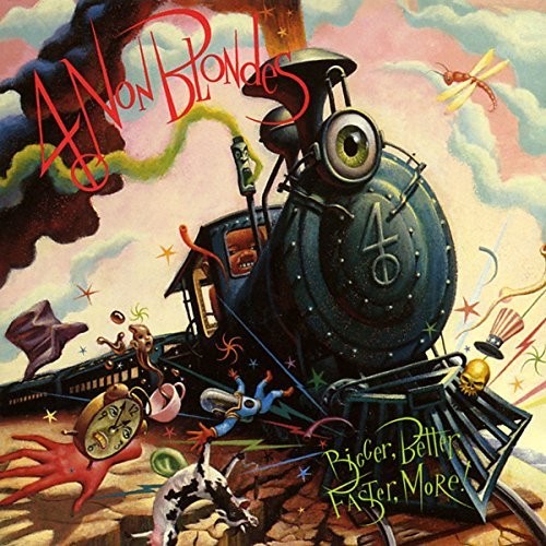 the album cover for 4 Non Blondes - Bigger, Better, Faster, More