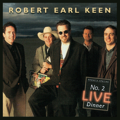 the album cover for Robert Earl Keen - No. 2 Live Dinner [Limited Edition Salmon 2LP]