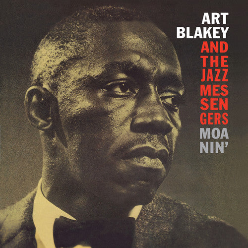 the album cover for Art Blakey & The Jazz Messengers - Moanin [Colored Vinyl] [Limited Edition] [180 Gram] (Red) [Remastered] (Spa)