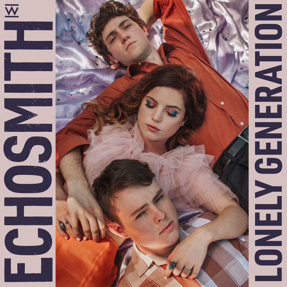 the album cover for Echosmith - Lonely Generation [Limited Edition Orange/Grape LP]