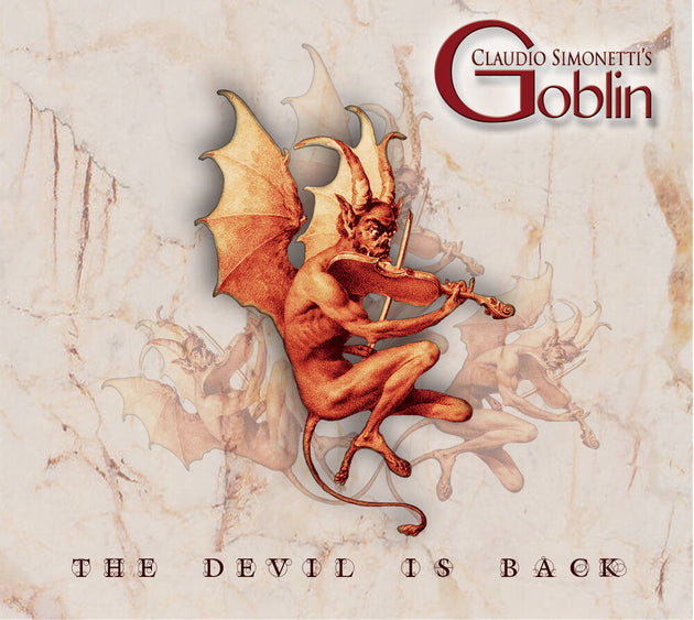 the album cover for Claudio Goblin Simonettis - Devil Is Back