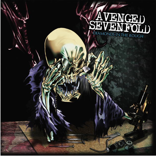 the album cover for Avenged Sevenfold - Diamonds in the Rough [Limited Edition Clear 2LP]
