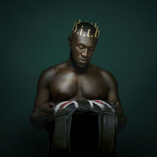 the album cover for Stormzy - Heavy Is The Head