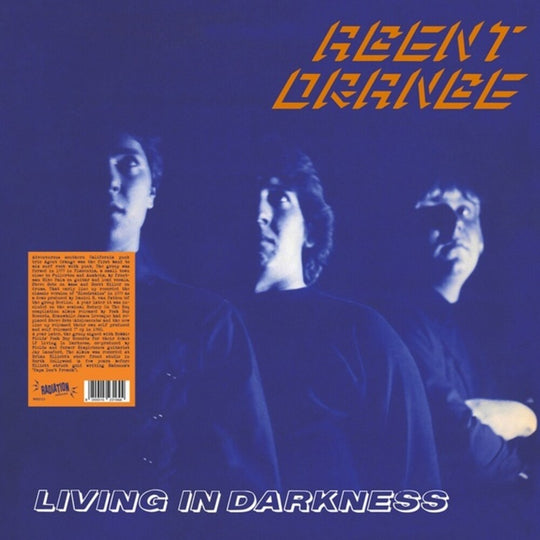 the album cover for Agent Orange - Living In Darkness [Record Store Day]