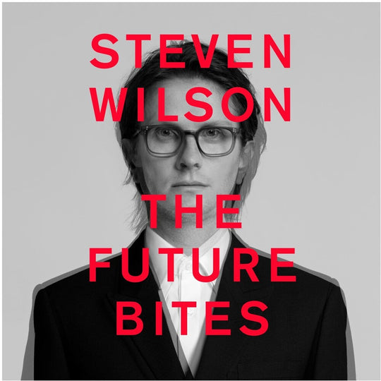 the album cover for Steven Wilson - THE FUTURE BITES [LP]
