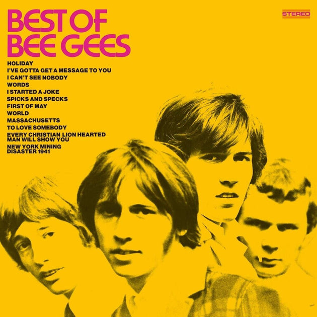 the album cover for Bee Gees - Best of Bee Gees [LP]