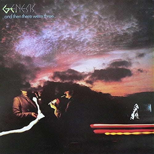 the album cover for Genesis - & Then There Were Three