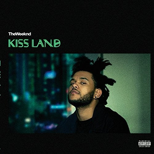 the album cover for The Weeknd - Kiss Land [Seaglass LP]