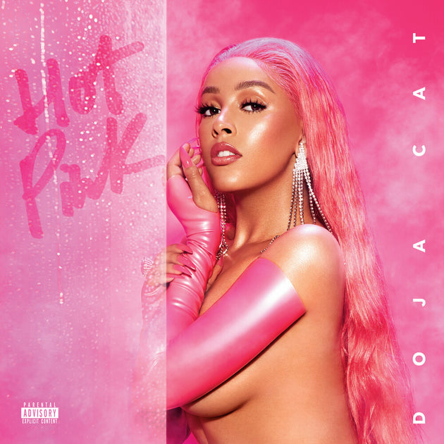 the album cover for Doja Cat - Hot Pink [Opaque Pink LP] 