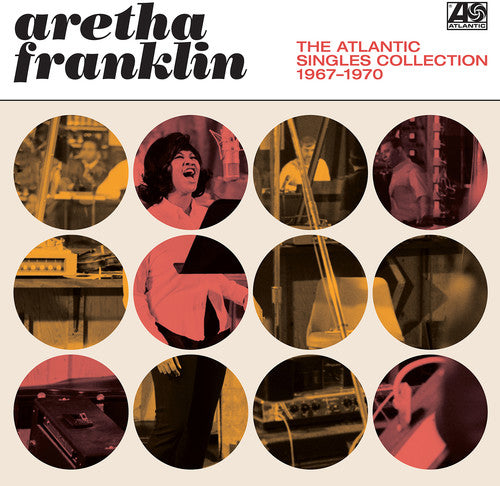 the album cover for Aretha Franklin - The Atlantic Singles Collection 1967-1970 [2LP]