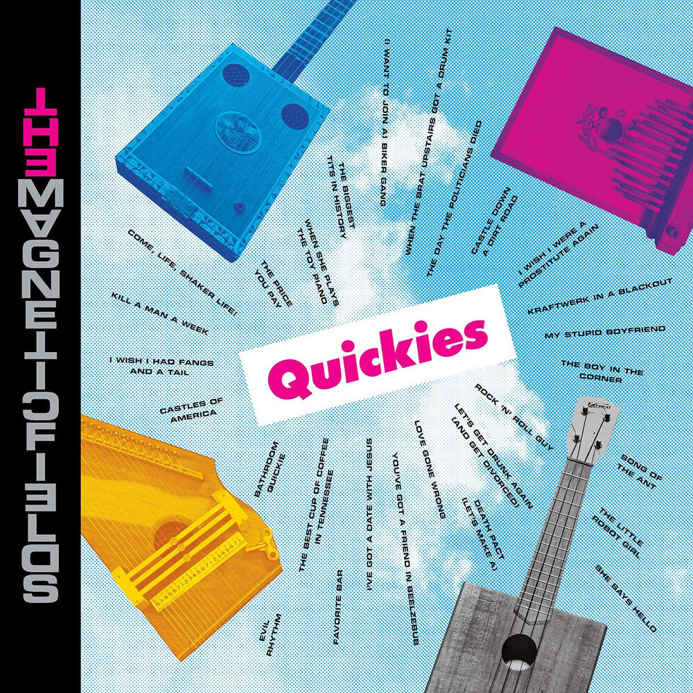 the album cover for The Magnetic Fields - Quickies [7in Box Set]