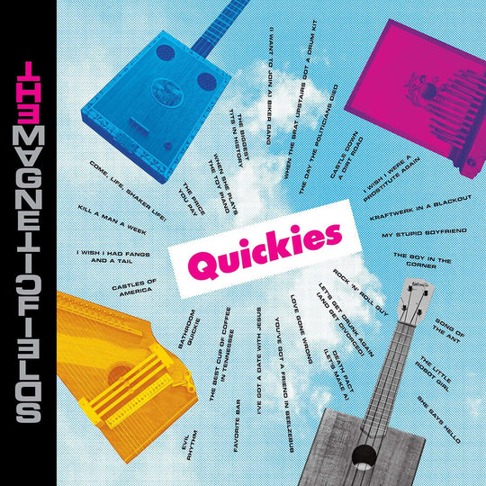 the album cover for The Magnetic Fields - Quickies [7in Box Set]