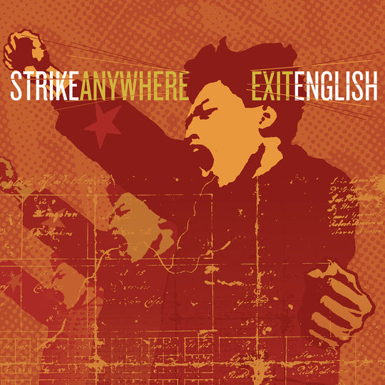 the album cover for Strike Anywhere - Exit English [LP]