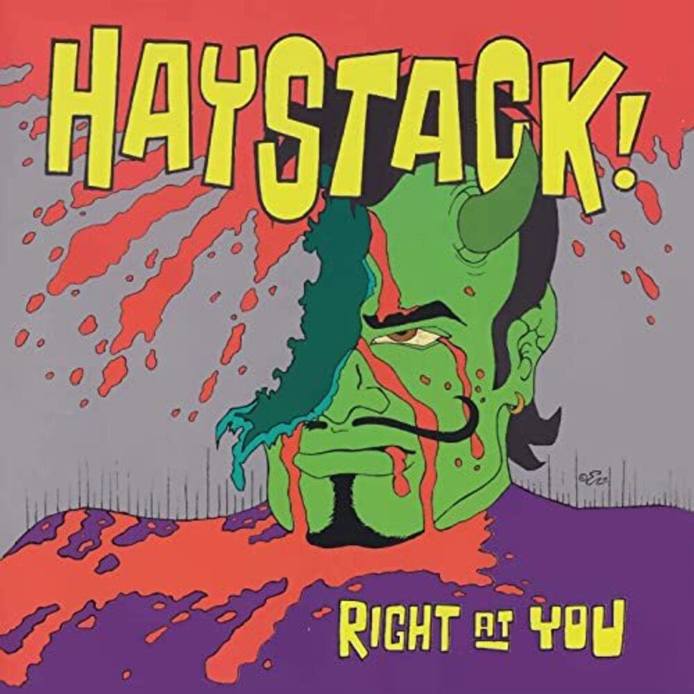 the album cover for Haystack - Right At You [Indie Exclusive Limited Edition Green LP]