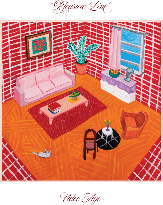 the album cover for Video Age - Pleasure Line [Purple Royalty LP]