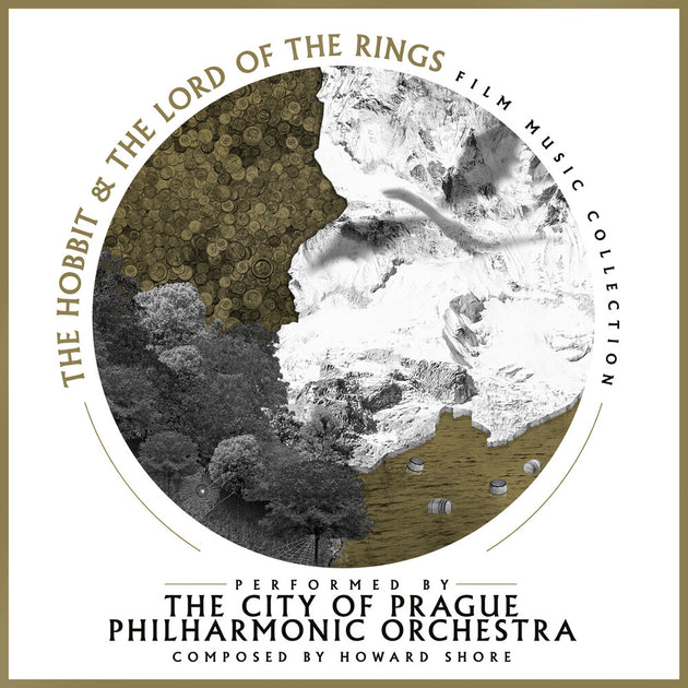 the album cover for City Of Prague Philharmonic Orchestra - The Hobbit & The Lord of the Rings: Film Music Collection