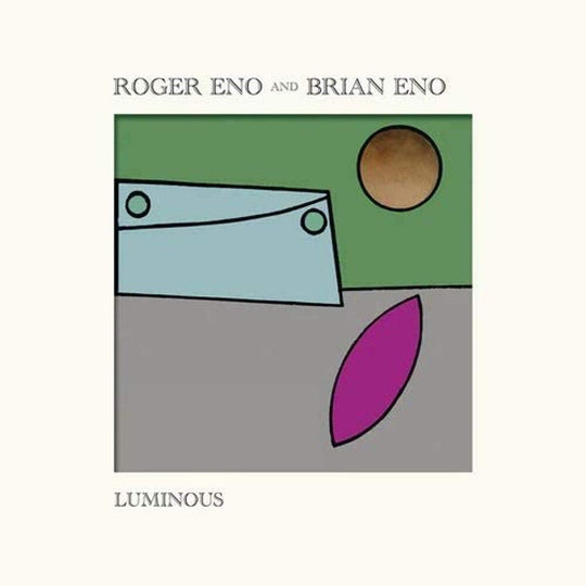 the album cover for Roger Eno and Brian Eno - Luminous [Indie Exclusive Limited Edition Yellow LP]