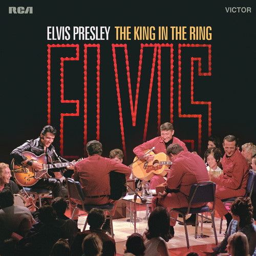 the album cover for Elvis Presley - The King In The Ring [2LP]