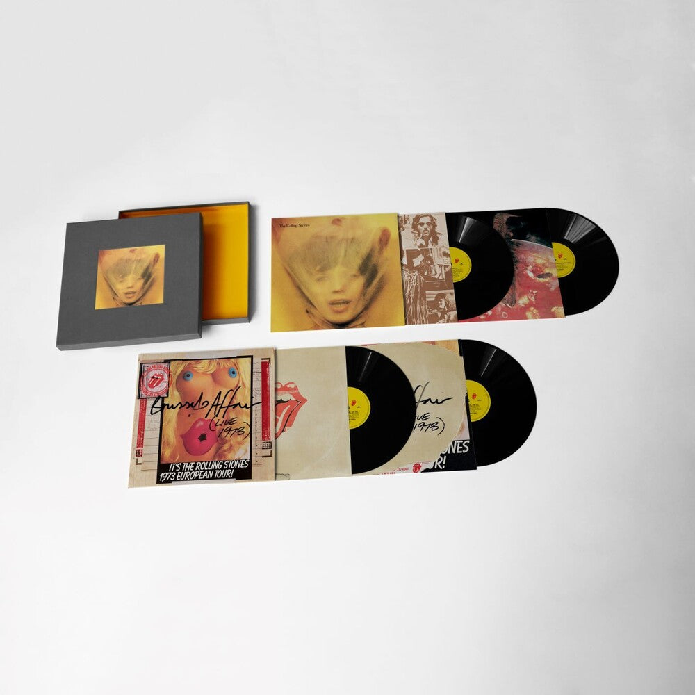 the album cover for The Rolling Stones - Goats Head Soup [4LP Super Deluxe Box Set]