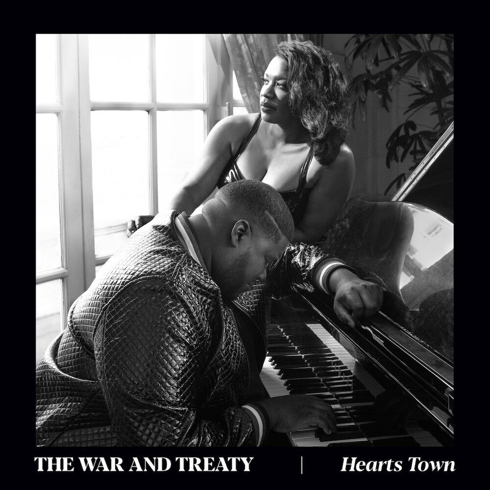 the album cover for The War and Treaty - Hearts Town [LP]