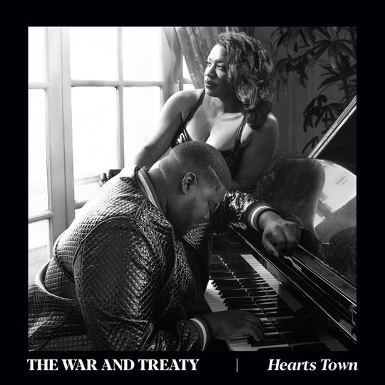 the album cover for The War and Treaty - Hearts Town [LP]
