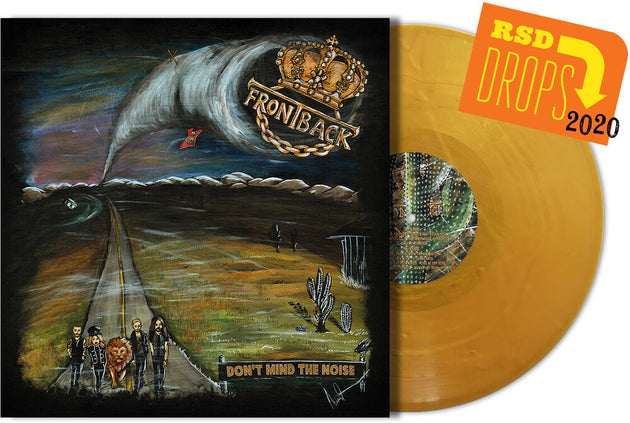 the album cover for Frontback - Don't Mind The Noise [Indie Exclusive] (Gold Vinyl) [Indie Exclusive]