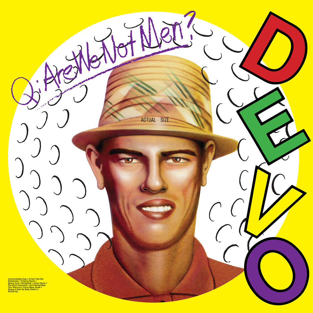 the album cover for Devo - Q: Are We Not Men? A: We Are Devo! [Rocktober 2020 LP]